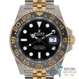 ロレックス(ROLEX)の【120858】ROLEX ロレックス  126713GRNR GMTマスター2 ブラックダイヤル ランダム番 YG/SS 自動巻き ギャランティーカード 純正ボックス 腕時計 時計 WATCH メンズ 男性 男 紳士 【未使用品】【中古】(腕時計(アナログ))