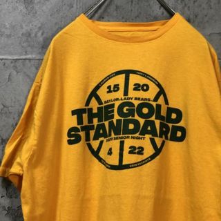 GOLD STANDARD デカロゴ USA輸入 バスケット Tシャツ(Tシャツ/カットソー(半袖/袖なし))