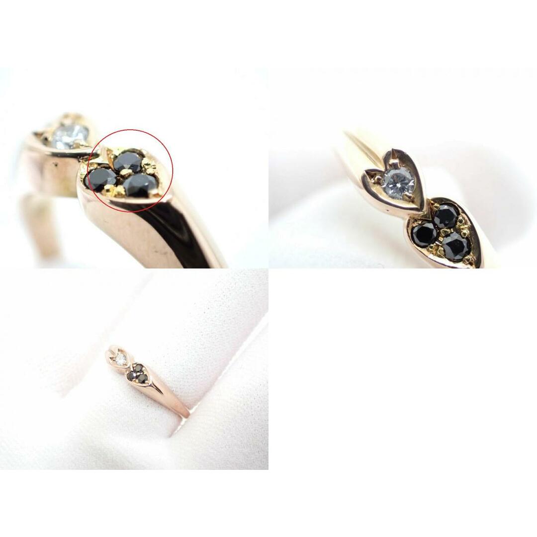 【新着】K18PG ダイヤモンド0.03ct ブラックダイヤ リング #11【池袋店】【中古】 レディースのアクセサリー(リング(指輪))の商品写真