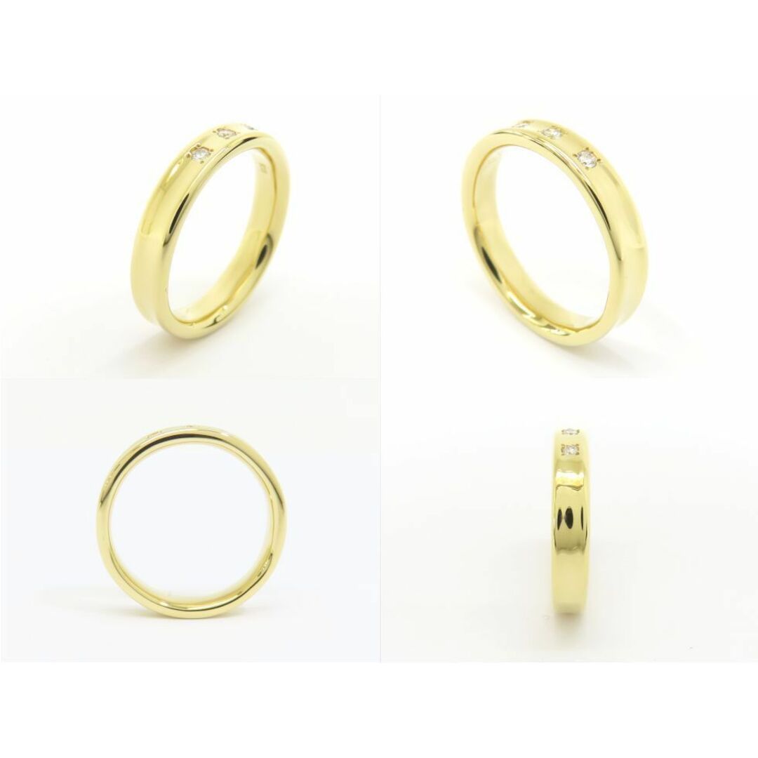 K18YG ダイヤモンド0.06ct リング ＃12 【池袋店】【中古】 レディースのアクセサリー(リング(指輪))の商品写真