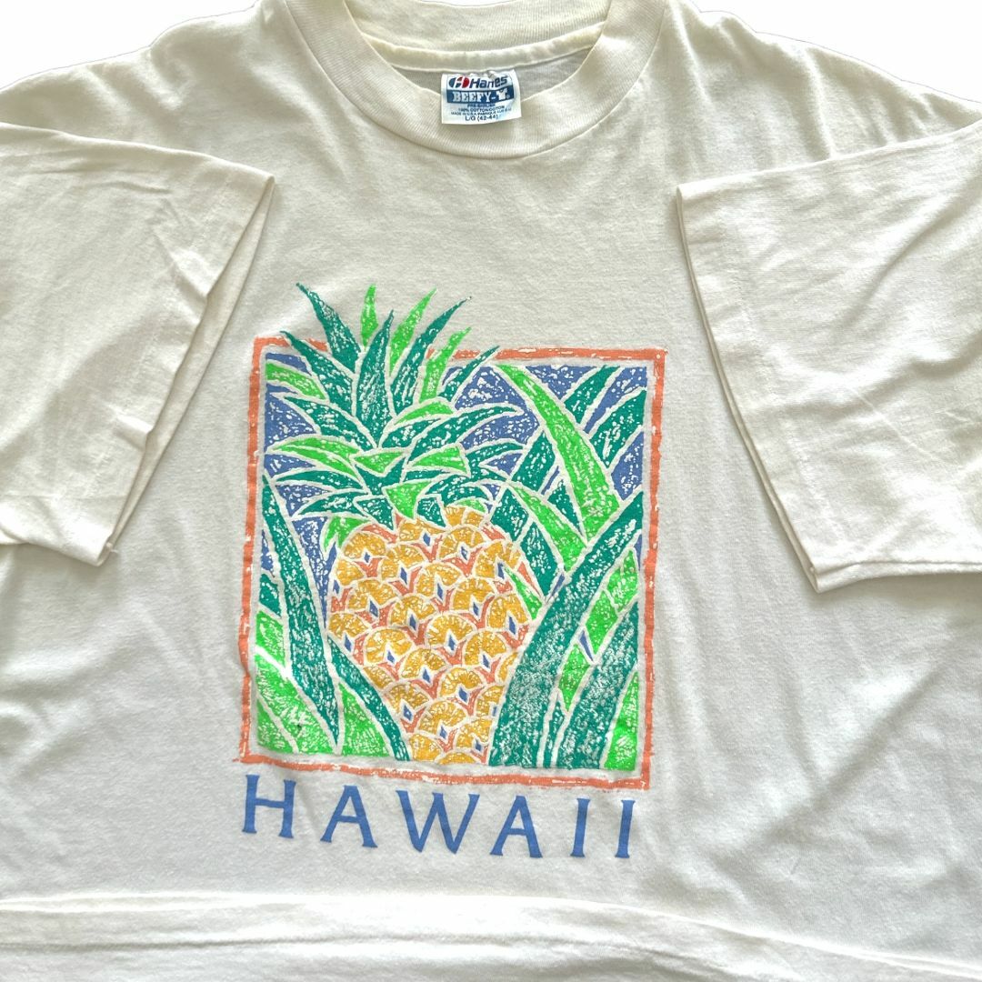 Hanes(ヘインズ)のHanes Vintage HAWAII Logo T-shirt メンズのトップス(Tシャツ/カットソー(半袖/袖なし))の商品写真