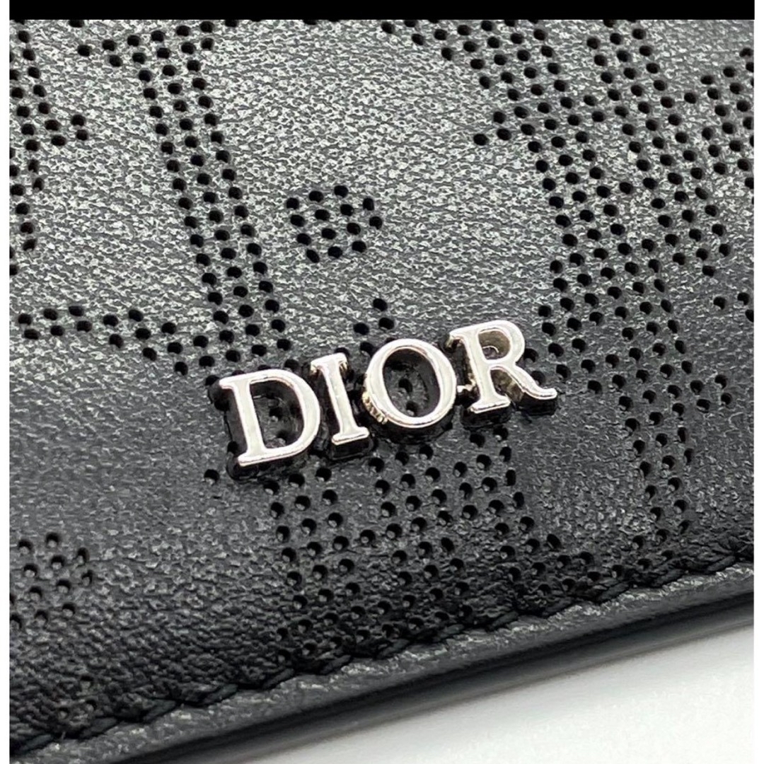 Christian Dior(クリスチャンディオール)のDior ジップ カードホルダーディオール オブリーク ギャラクシー レザー レディースのファッション小物(コインケース)の商品写真