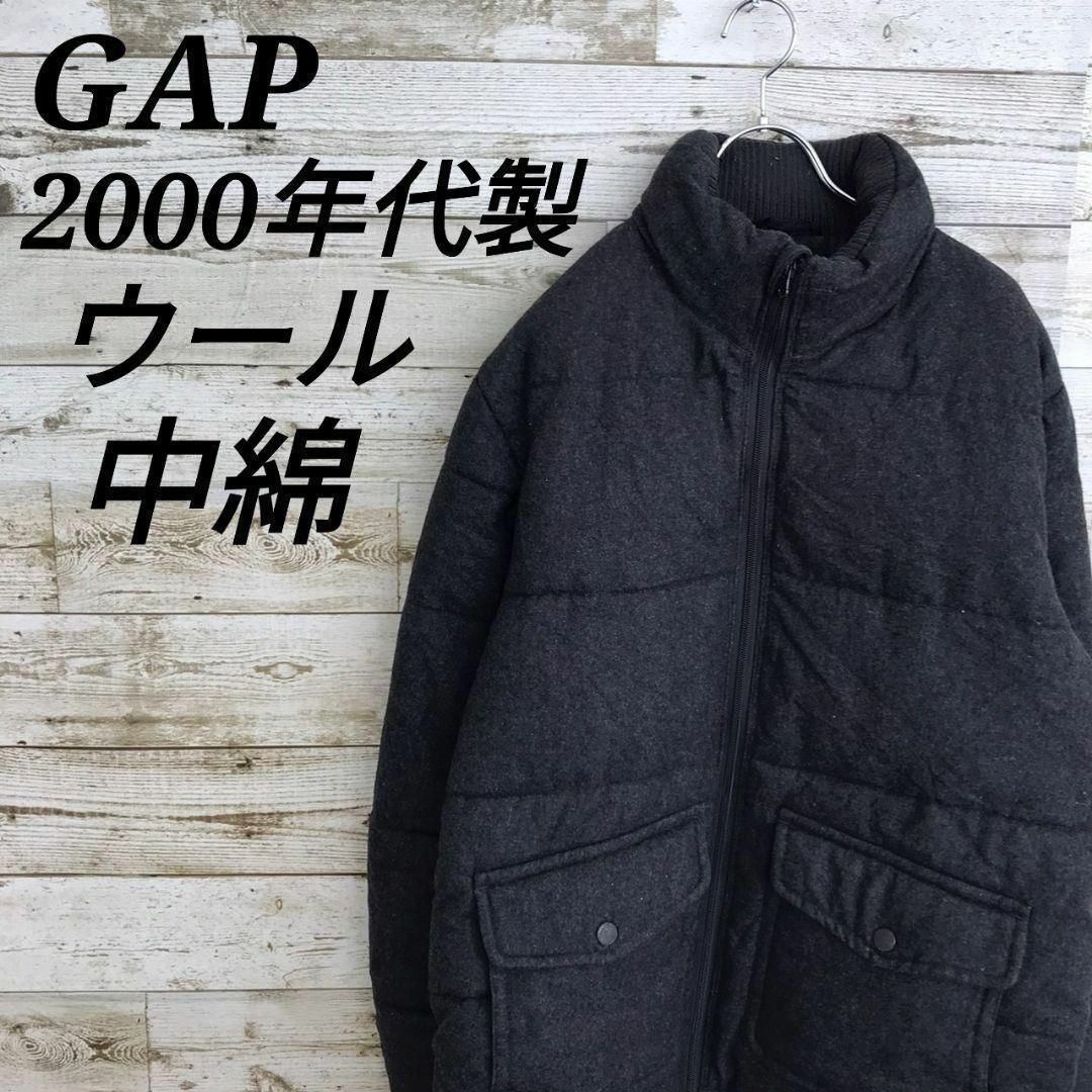 GAP(ギャップ)の【k5395】USA古着00sギャップGAPウール中綿ジャケットブルゾンアウター その他のその他(その他)の商品写真