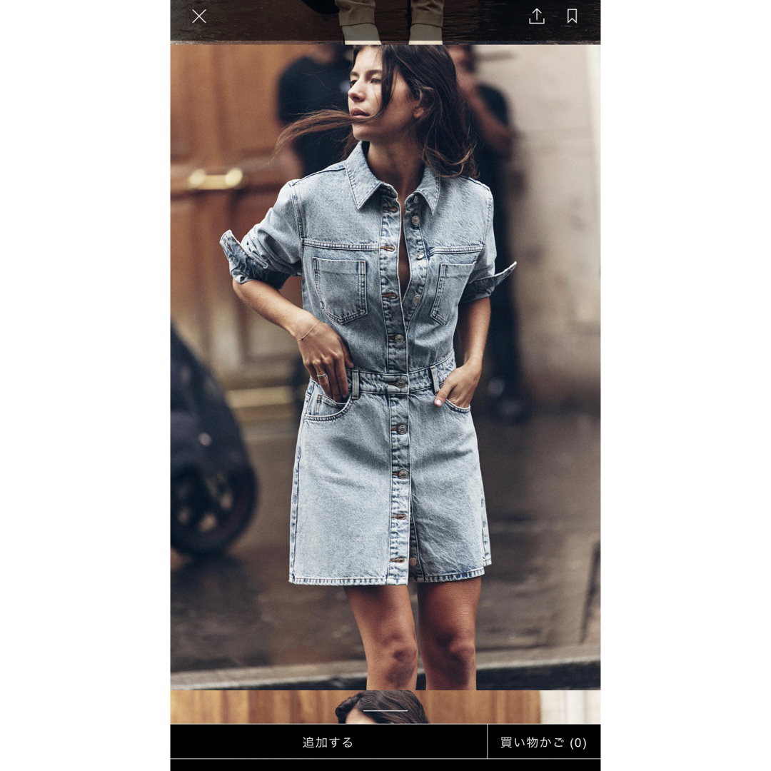 ZARA - ZARA デニムミニワンピースの通販 by shop|ザラならラクマ ZARA - ZARA デニムミニワンピースの通販 by shop|ザラならラクマ