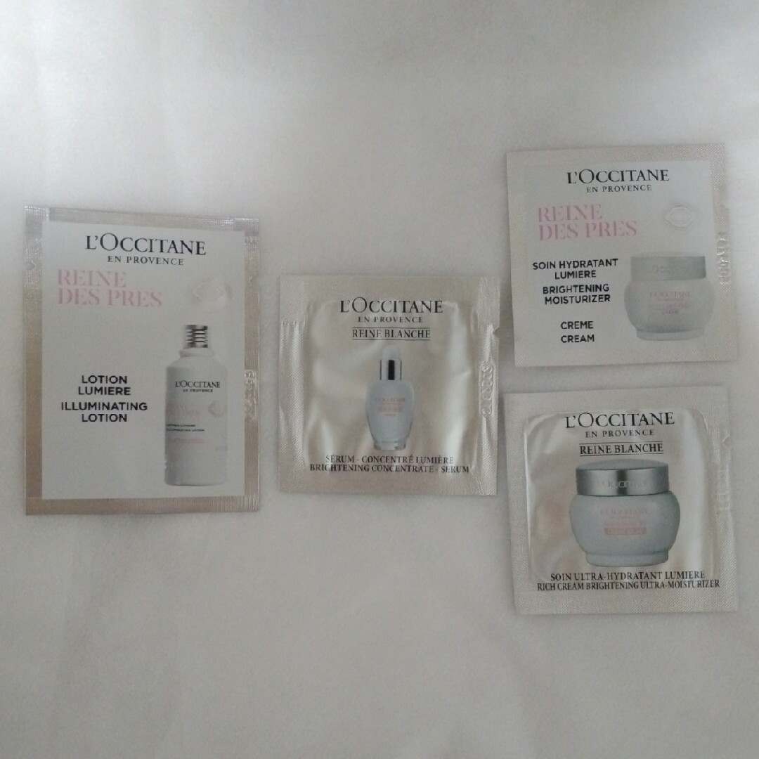 L'OCCITANE(ロクシタン)のロクシタン　試供品　6種類 コスメ/美容のスキンケア/基礎化粧品(美容液)の商品写真