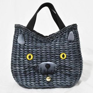 ROOTOTE - 完売 ルートート ROOTOTE 猫型 ネコ かごバッグ 鈴 ロシアンブルー