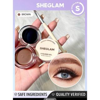 SHEGLAM インテンシファイ スマッジプルーフ アイライナー ジェルブラウン(アイライナー)