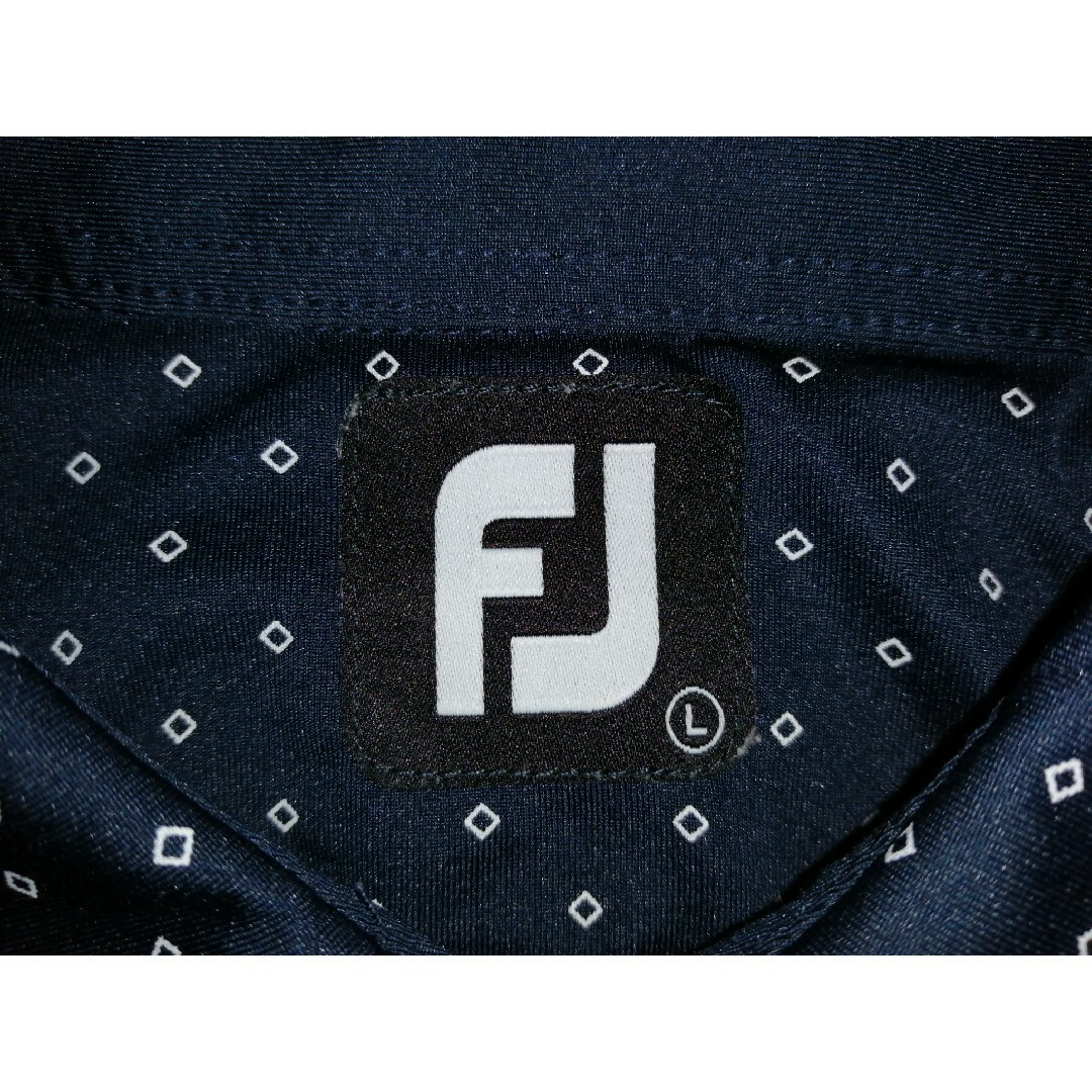 FootJoy(フットジョイ)の美品/ＦＪ/フットジョイ/footjoy/総柄/ポロシャツ/吸汗速乾/ゴルフ スポーツ/アウトドアのゴルフ(ウエア)の商品写真