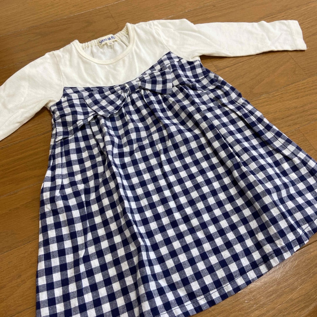 SHOO・LA・RUE(シューラルー)の90cm女の子長袖ワンピース キッズ/ベビー/マタニティのキッズ服女の子用(90cm~)(ワンピース)の商品写真