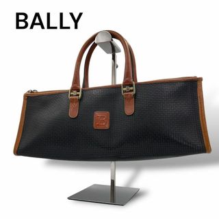 Bally - BALLY バリー　ハンドバッグ　レザー　ナイロン　横長　A312