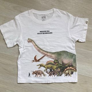 ユニクロ(UNIQLO)のユニクロ　ディノザウルス半袖Ｔシャツ　110cm(Tシャツ/カットソー)