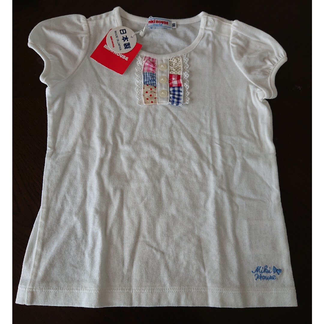 mikihouse(ミキハウス)のミキハウス ワンピース 半袖Tシャツ 2点セット キッズ/ベビー/マタニティのベビー服(~85cm)(ワンピース)の商品写真