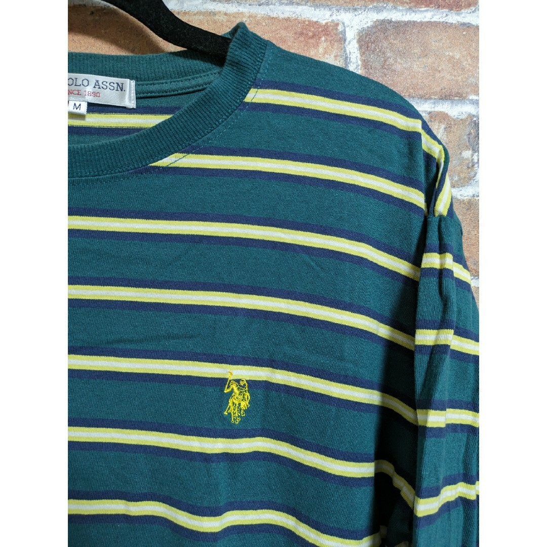 U.S POLO ASSN.　メンズボーダーTシャツ メンズのトップス(Tシャツ/カットソー(七分/長袖))の商品写真