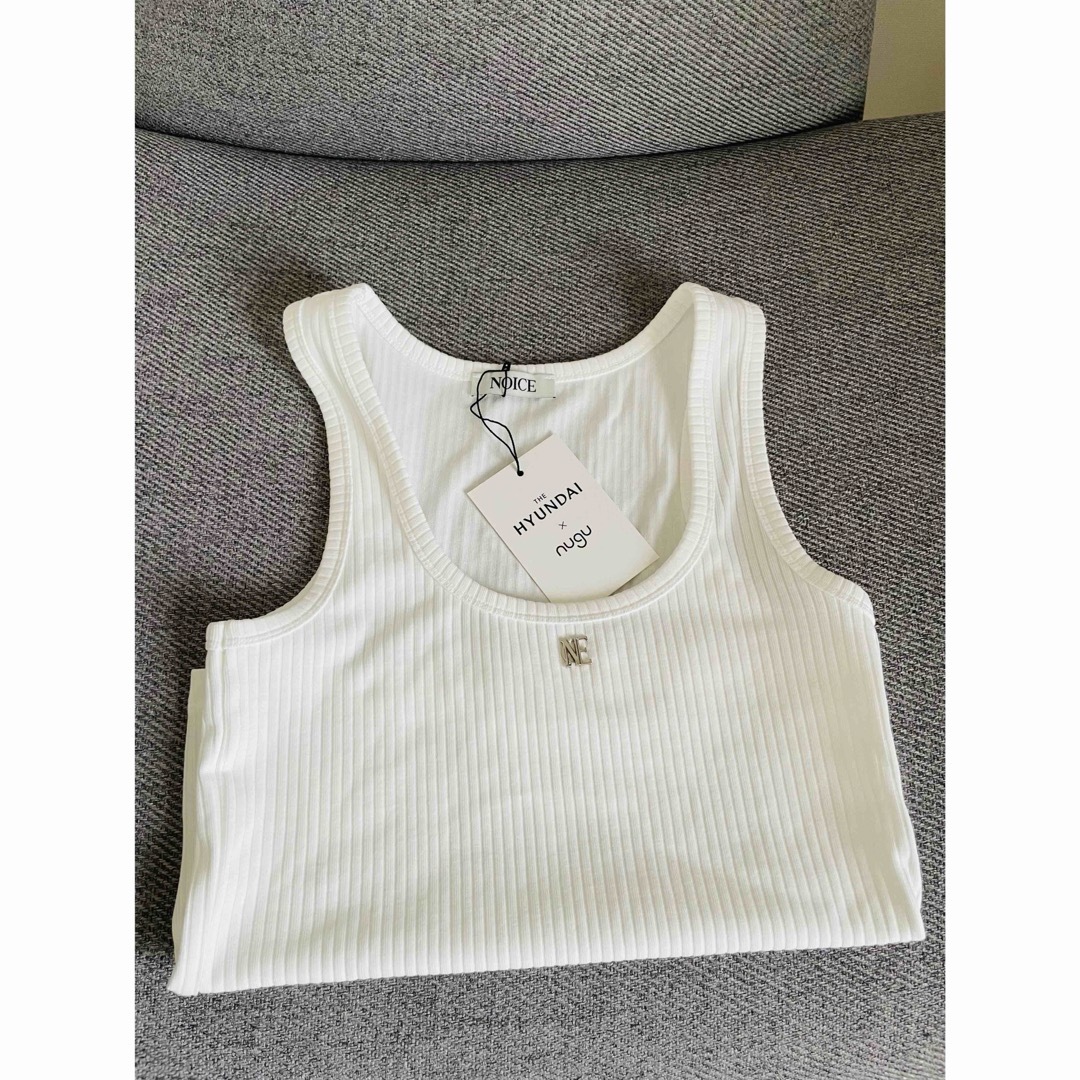 NOICE W RIBBED SLEEVELESS TOP レディースのトップス(Tシャツ(半袖/袖なし))の商品写真