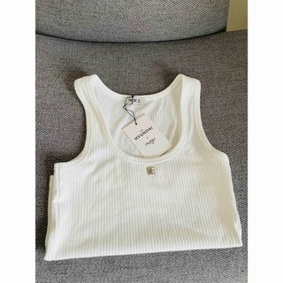 NOICE W RIBBED SLEEVELESS TOP(Tシャツ(半袖/袖なし))