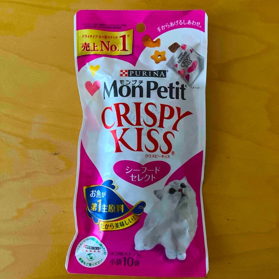 Nestle(ネスレ)のMon Petit モンプチ　CRISPY KISS シーフードセレクト その他のペット用品(ペットフード)の商品写真