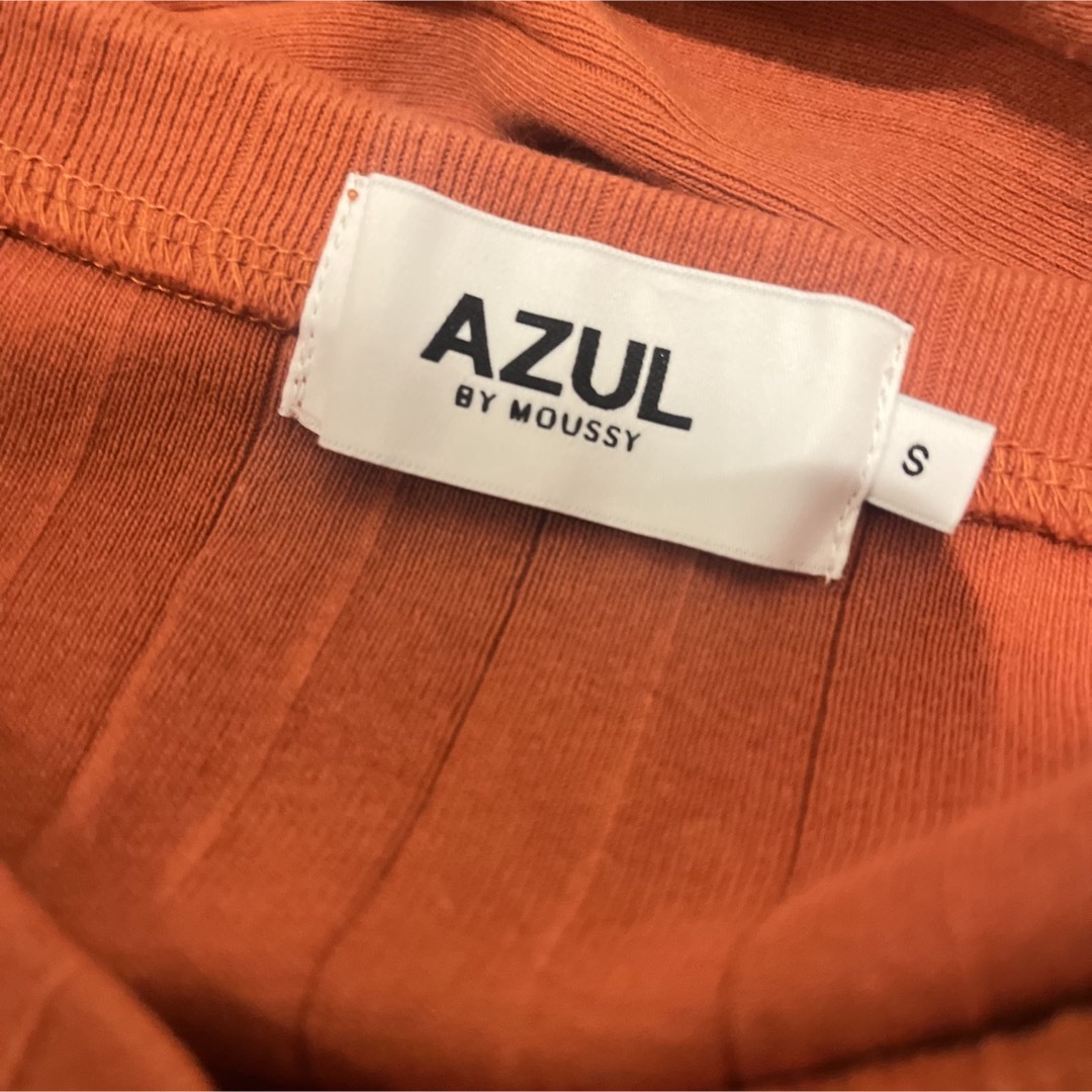 AZUL by moussy(アズールバイマウジー)のリブブラウジングワンピース レディースのワンピース(ロングワンピース/マキシワンピース)の商品写真