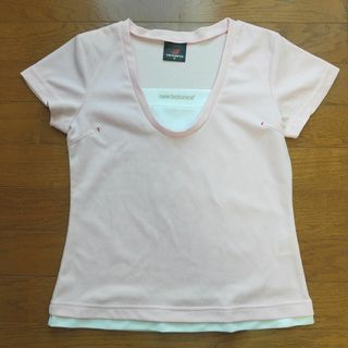 ニューバランス(New Balance)のニューバランス ピンク Tシャツ Mサイズ(Tシャツ(半袖/袖なし))