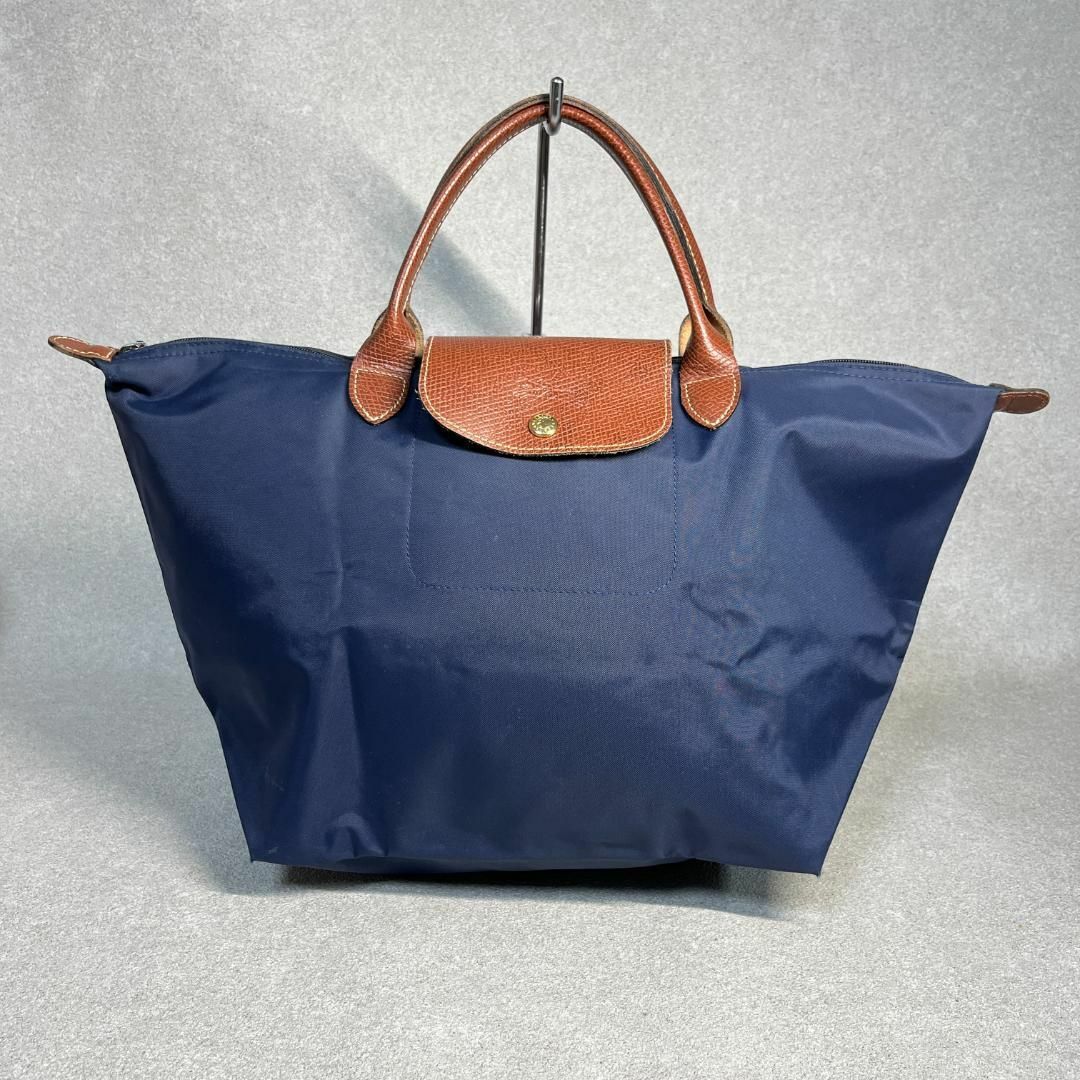 LONGCHAMP(ロンシャン)のロンシャン プリアージュ トートバッグ ハンドバッグ 軽量 ネイビー 紺 レディースのバッグ(トートバッグ)の商品写真