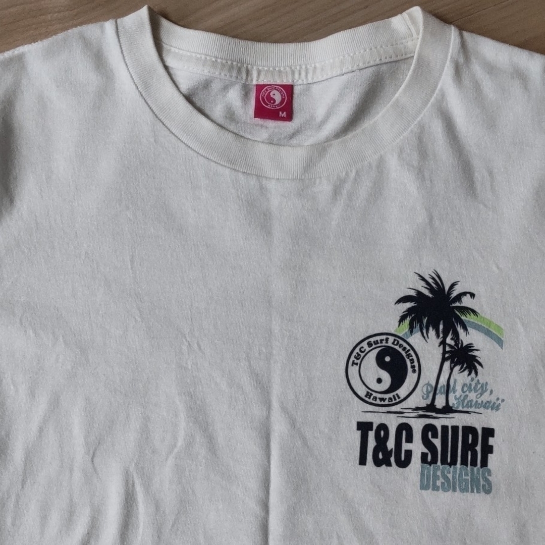 Town & Country(タウンアンドカントリー)のレディース ホワイト 長袖Tシャツ Mサイズ タウカン レディースのトップス(カットソー(長袖/七分))の商品写真
