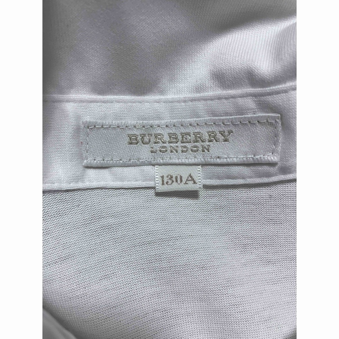 BURBERRY(バーバリー)のバーバリー　キッズ130  半袖トップス キッズ/ベビー/マタニティのキッズ服男の子用(90cm~)(ブラウス)の商品写真