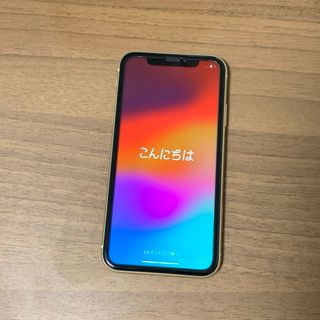 アイフォーン(iPhone)の5/15までお値下げ　iPhone XR 128GB イエロー　SIMフリー(スマートフォン本体)