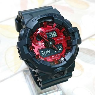 ジーショック(G-SHOCK)の美品【CASIO/G-SHOCK】デジアナ メンズ腕時計 GA-700AR-1A(腕時計(デジタル))