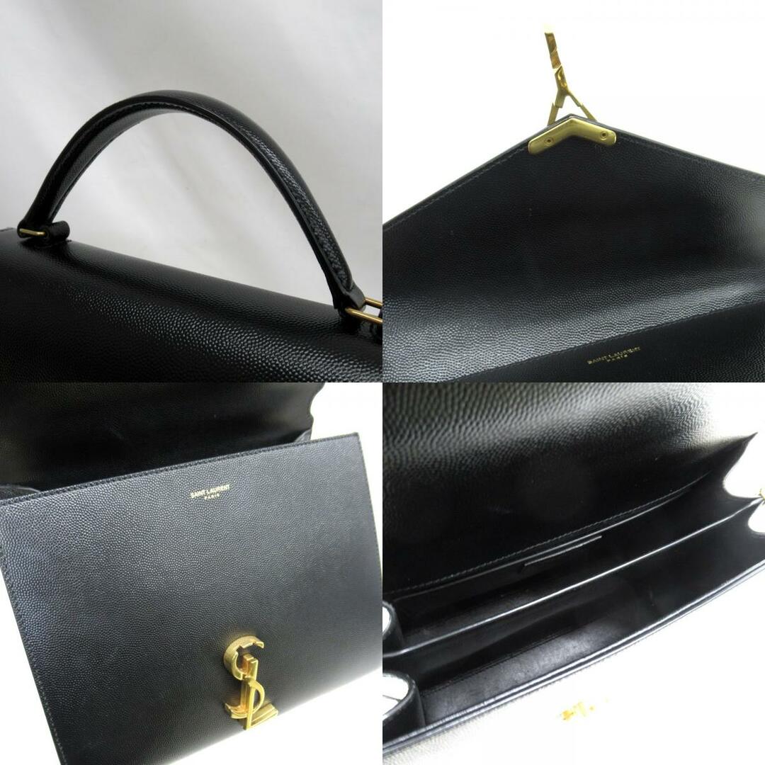 Saint Laurent(サンローラン)のイヴ・サンローラン ハンドバッグ 2Wayバッグ ミディアム カサンドラ ブラック KR225231 中古 レディースのバッグ(ハンドバッグ)の商品写真