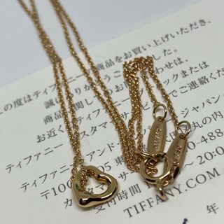 ティファニー(Tiffany & Co.)のティファニー オープンハート ネックレス K18 750 (ネックレス)