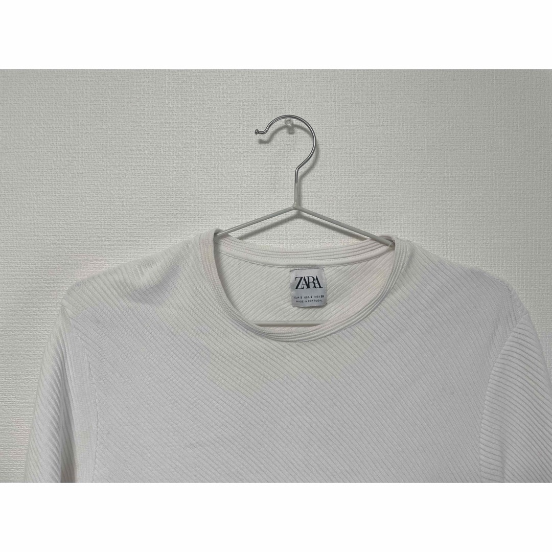 ZARA(ザラ)のZARA ホワイトトップス メンズのトップス(Tシャツ/カットソー(七分/長袖))の商品写真