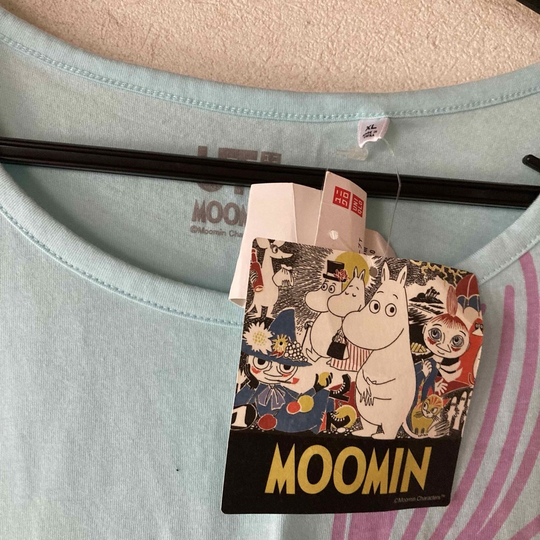 UNIQLO(ユニクロ)のUNIQLO ムーミン　ミー　コラボ　Tシャツ レディースのトップス(Tシャツ(半袖/袖なし))の商品写真