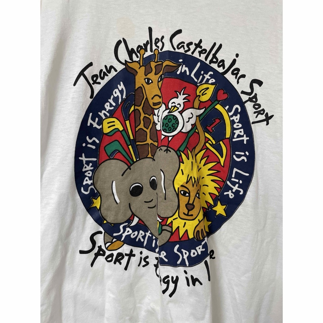 CASTELBAJAC(カステルバジャック)のCASTELBAJAC SPORT アニマルプリント Tシャツ サイズ4 メンズのトップス(Tシャツ/カットソー(半袖/袖なし))の商品写真