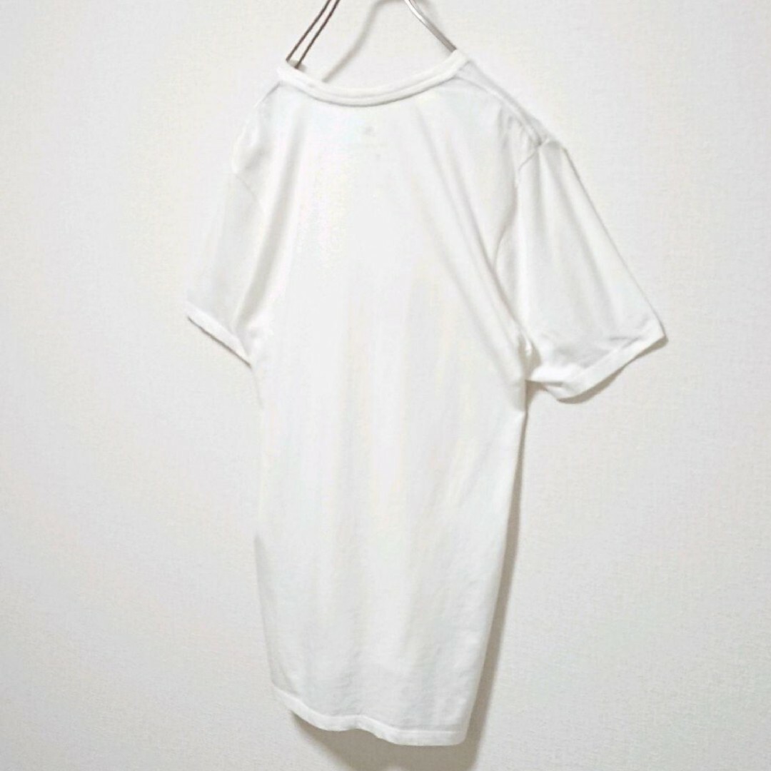 NIKE(ナイキ)のNIKE ナイキ 万国旗 柄 スウッシュ ロゴ ホワイト 半袖 Tシャツ メンズのトップス(Tシャツ/カットソー(半袖/袖なし))の商品写真