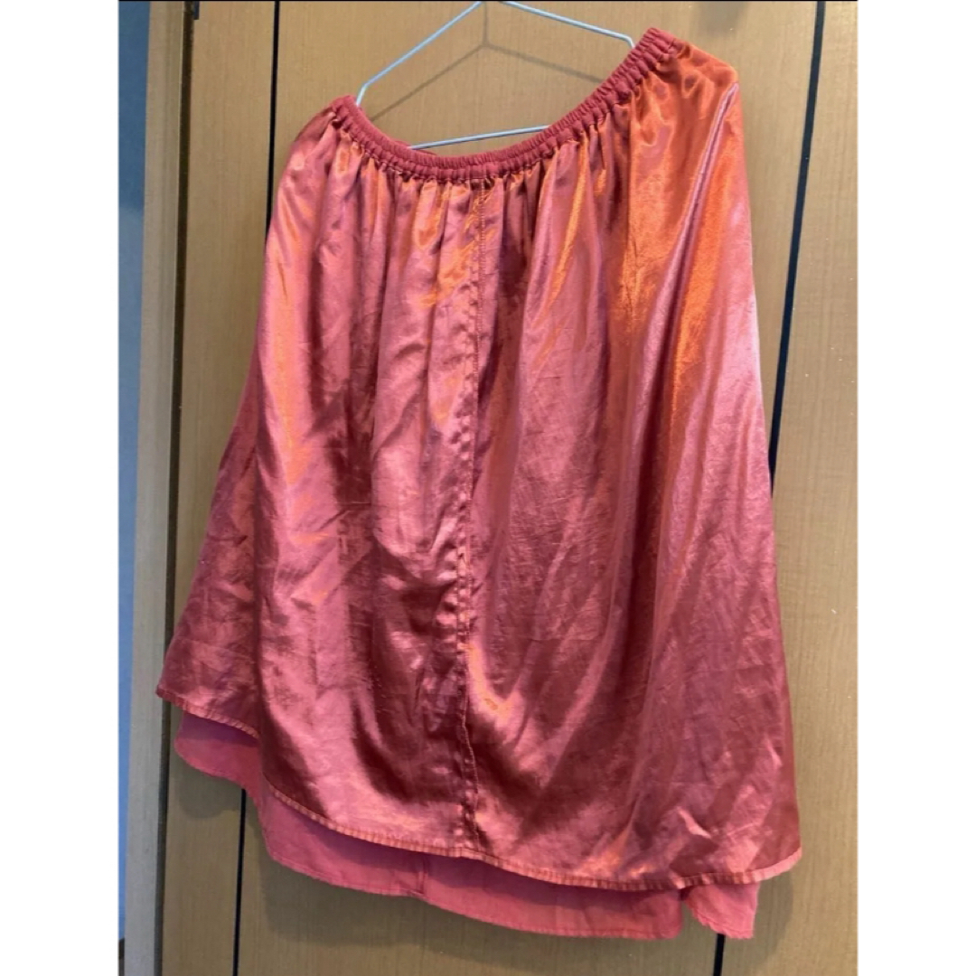 grove(グローブ)のスカートL赤系 レディースのスカート(ひざ丈スカート)の商品写真