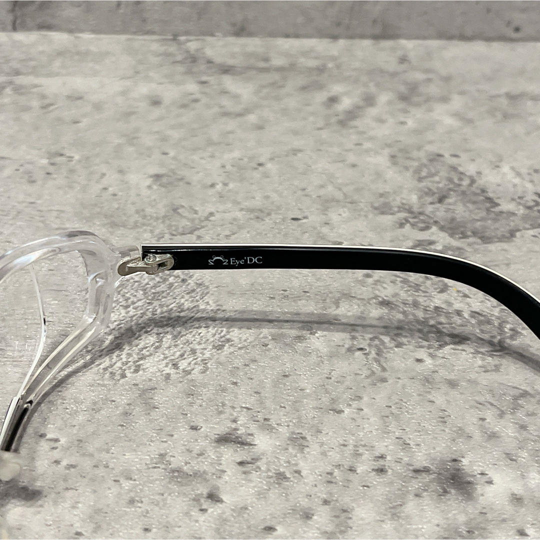 希少 美品 Eye’DC V315 バイカラー ブラック メガネ サングラス メンズのファッション小物(サングラス/メガネ)の商品写真