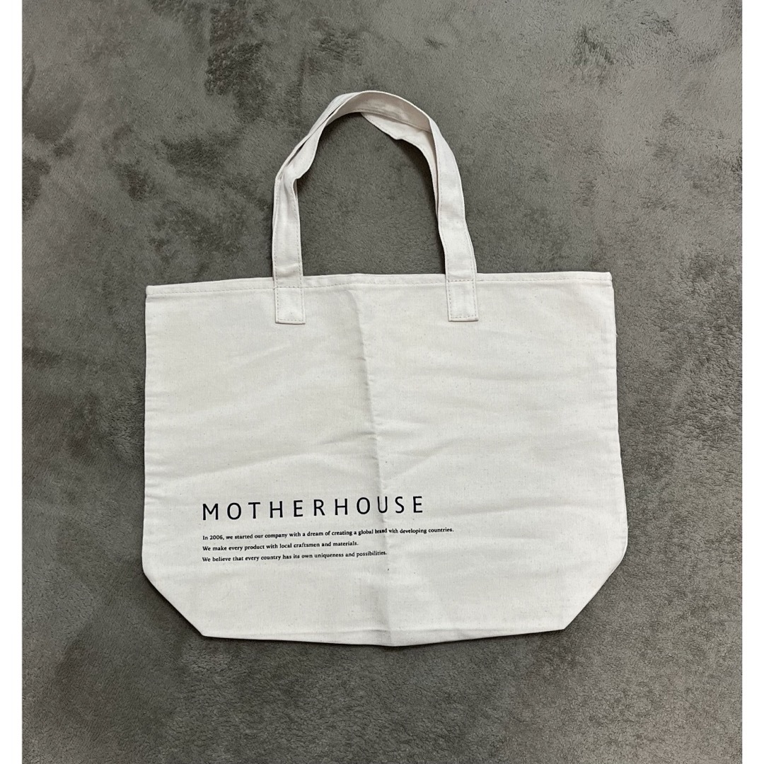 MOTHERHOUSE(マザーハウス)の新品未使用マザーハウスMOTHERHOUSEトートバッグエコバック レディースのバッグ(トートバッグ)の商品写真