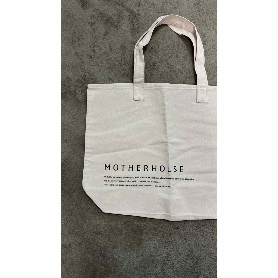 MOTHERHOUSE(マザーハウス)の新品未使用マザーハウスMOTHERHOUSEトートバッグエコバック レディースのバッグ(トートバッグ)の商品写真