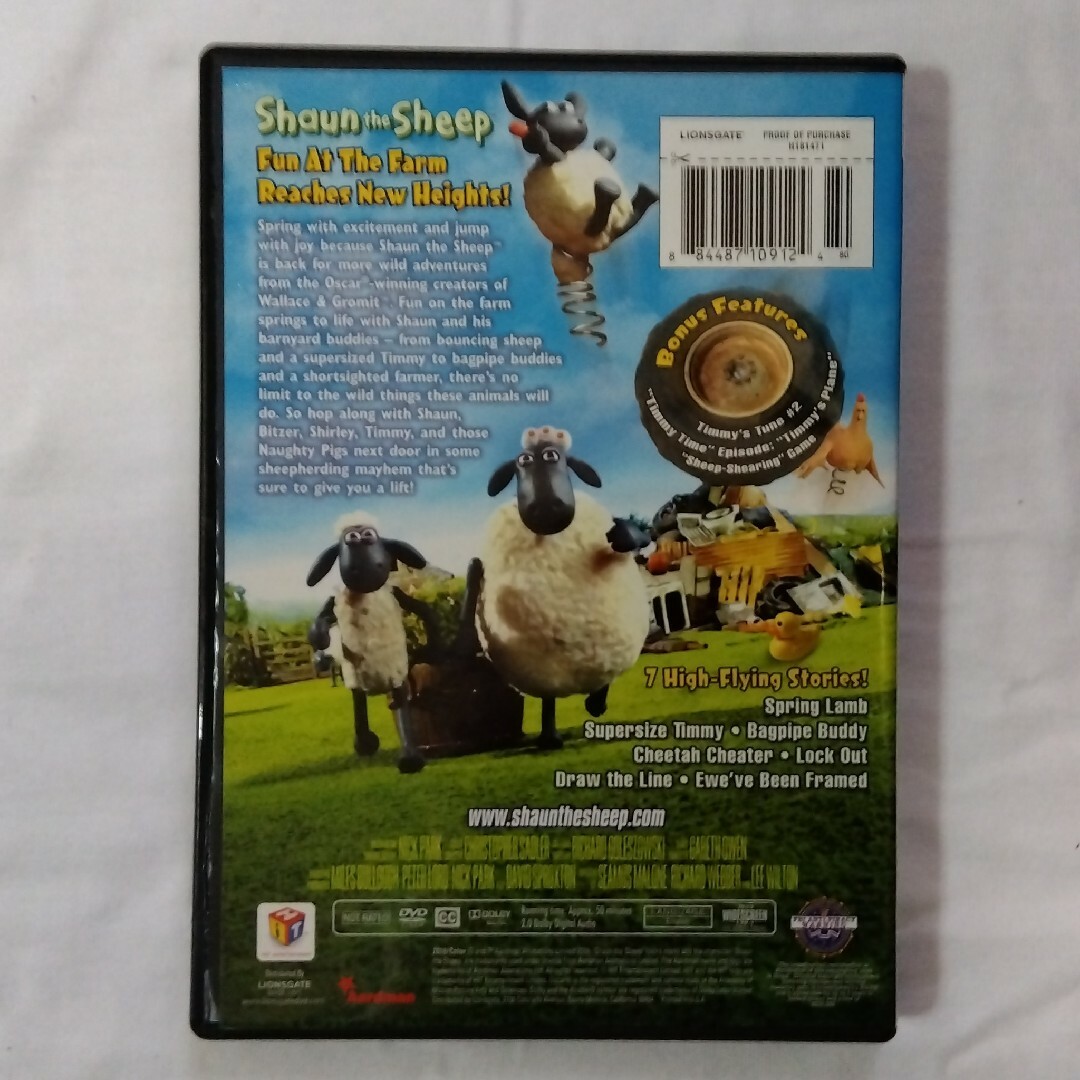 US版「ひつじのショーン」 DVD３枚 Shaun the Sheep エンタメ/ホビーのDVD/ブルーレイ(キッズ/ファミリー)の商品写真