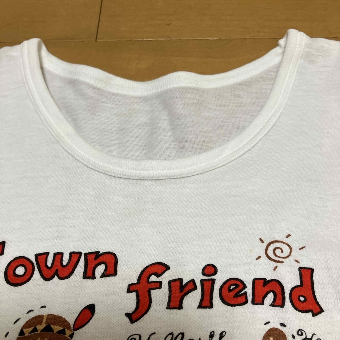 cecile(セシール)のTシャツ　ホワイト　Town friend   130 キッズ/ベビー/マタニティのキッズ服女の子用(90cm~)(Tシャツ/カットソー)の商品写真