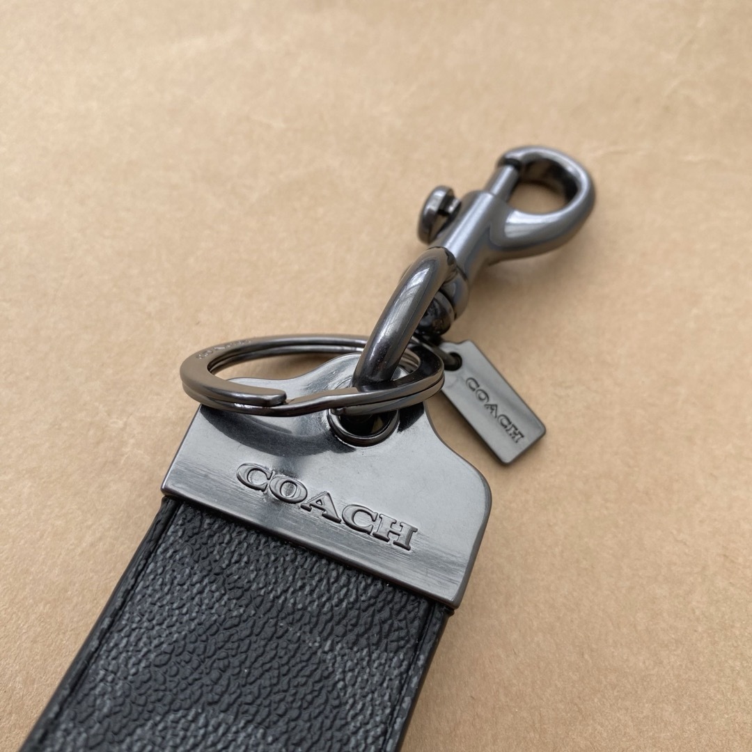 COACH(コーチ)のキーホルダー　キーケース　キーリング　ブラック メンズのファッション小物(キーホルダー)の商品写真