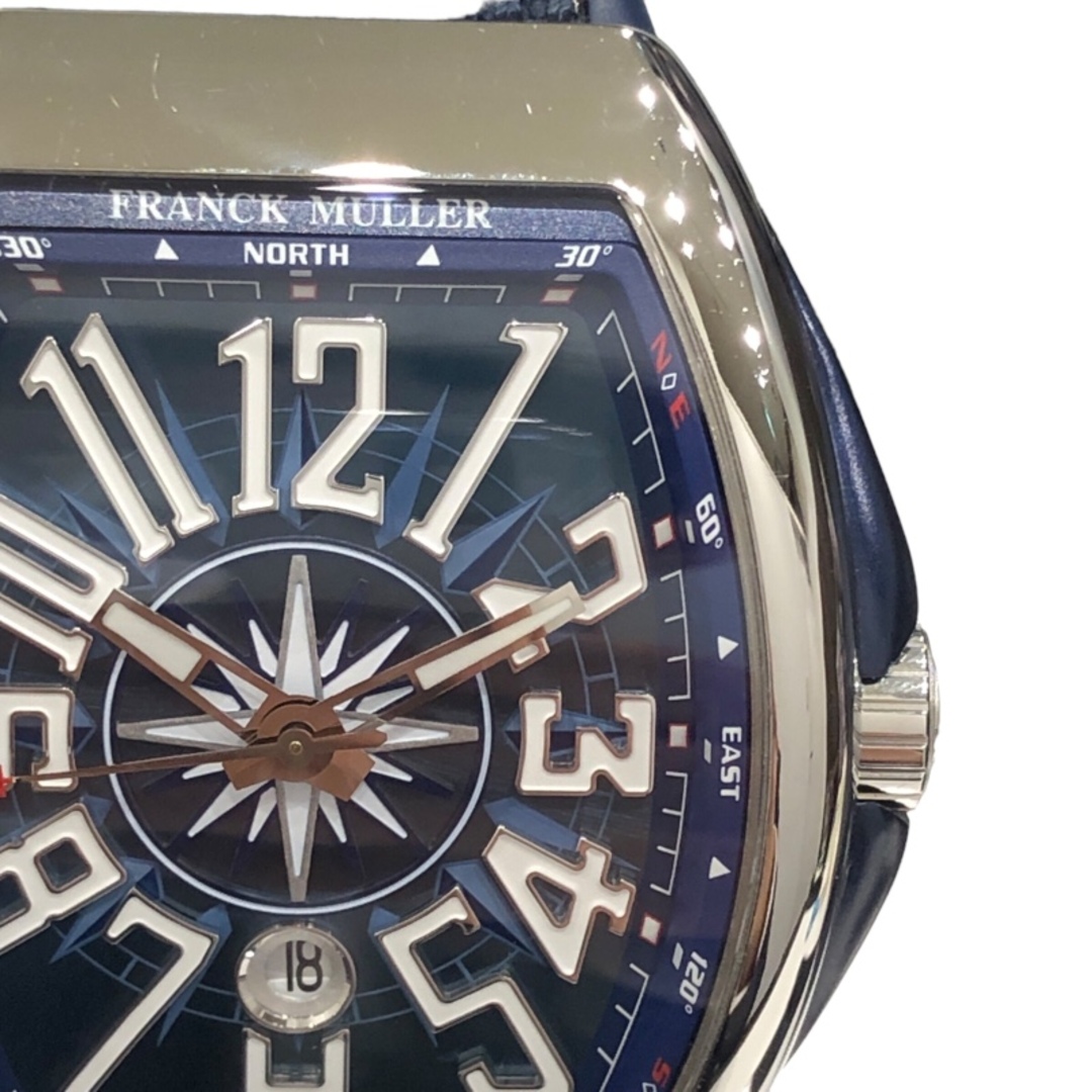 FRANCK MULLER(フランクミュラー)の　フランク・ミュラー FRANCK MULLER ヴァンガード　ヨッティング V45SCDT ブルー SS メンズ 腕時計 メンズの時計(その他)の商品写真