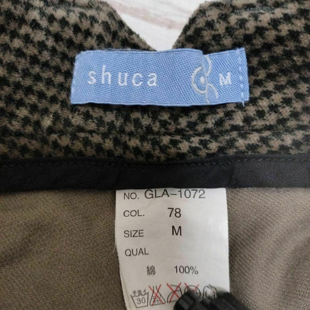 shuca(シュカ)の【shuca】シュカ コーディロイハーフパンツ（M）カーキ コットン レディース レディースのパンツ(カジュアルパンツ)の商品写真