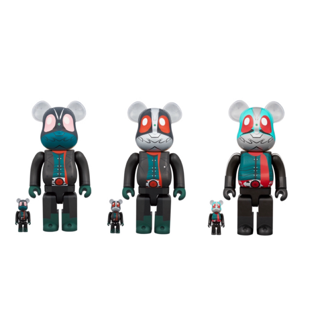 【6体セット 】BE@RBRICK 仮面ライダー (シン・仮面ライダー) ハンドメイドのおもちゃ(フィギュア)の商品写真
