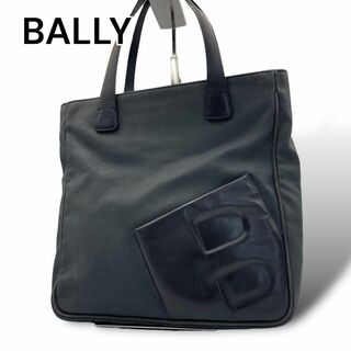 バリー(Bally)のBALLY バリー　ハンドバッグ　キャンバス　レザー　ブラック　A316(ハンドバッグ)
