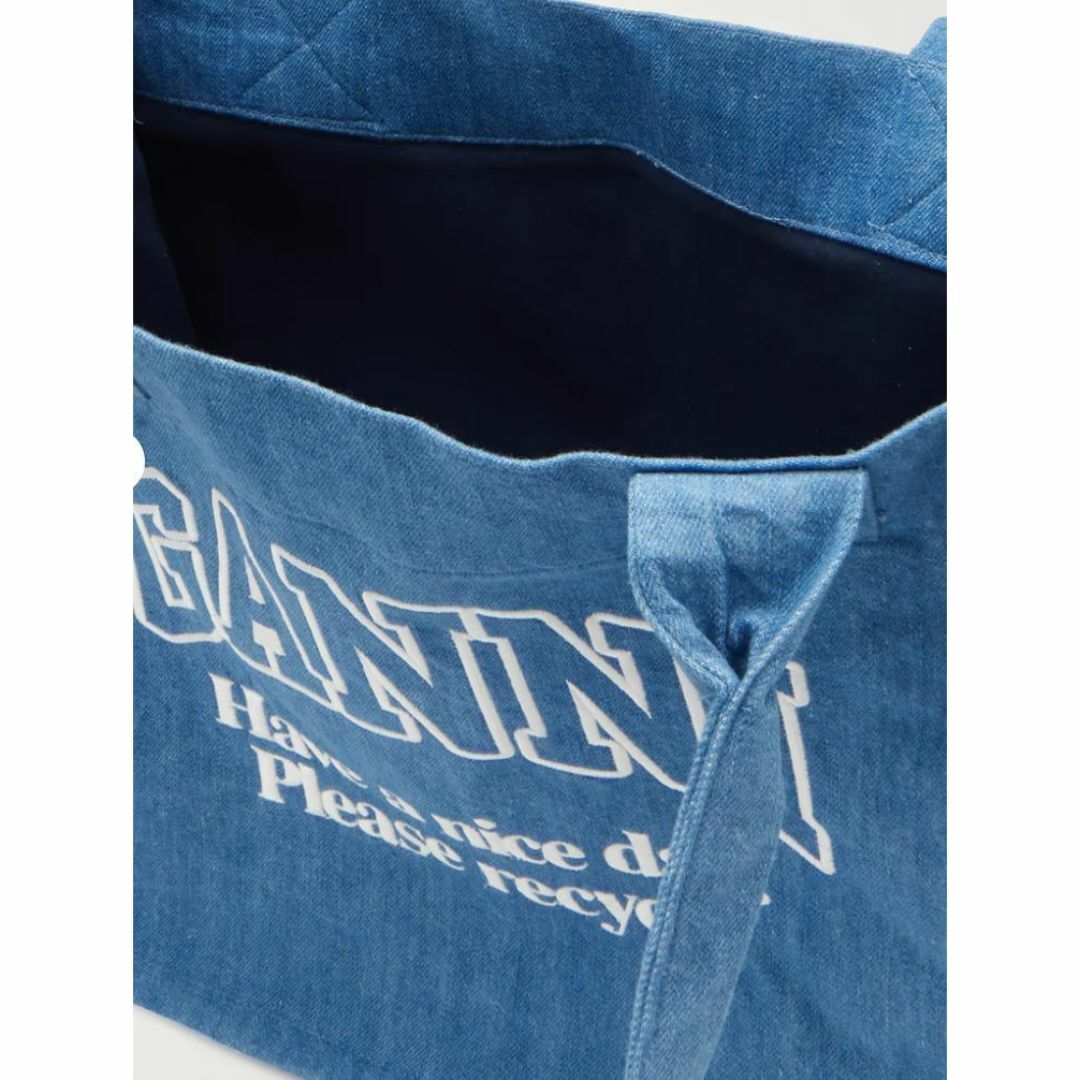 【新品未使用】GANNI ガニー イージー　デニム　ショッパーバッグ　トート レディースのバッグ(トートバッグ)の商品写真