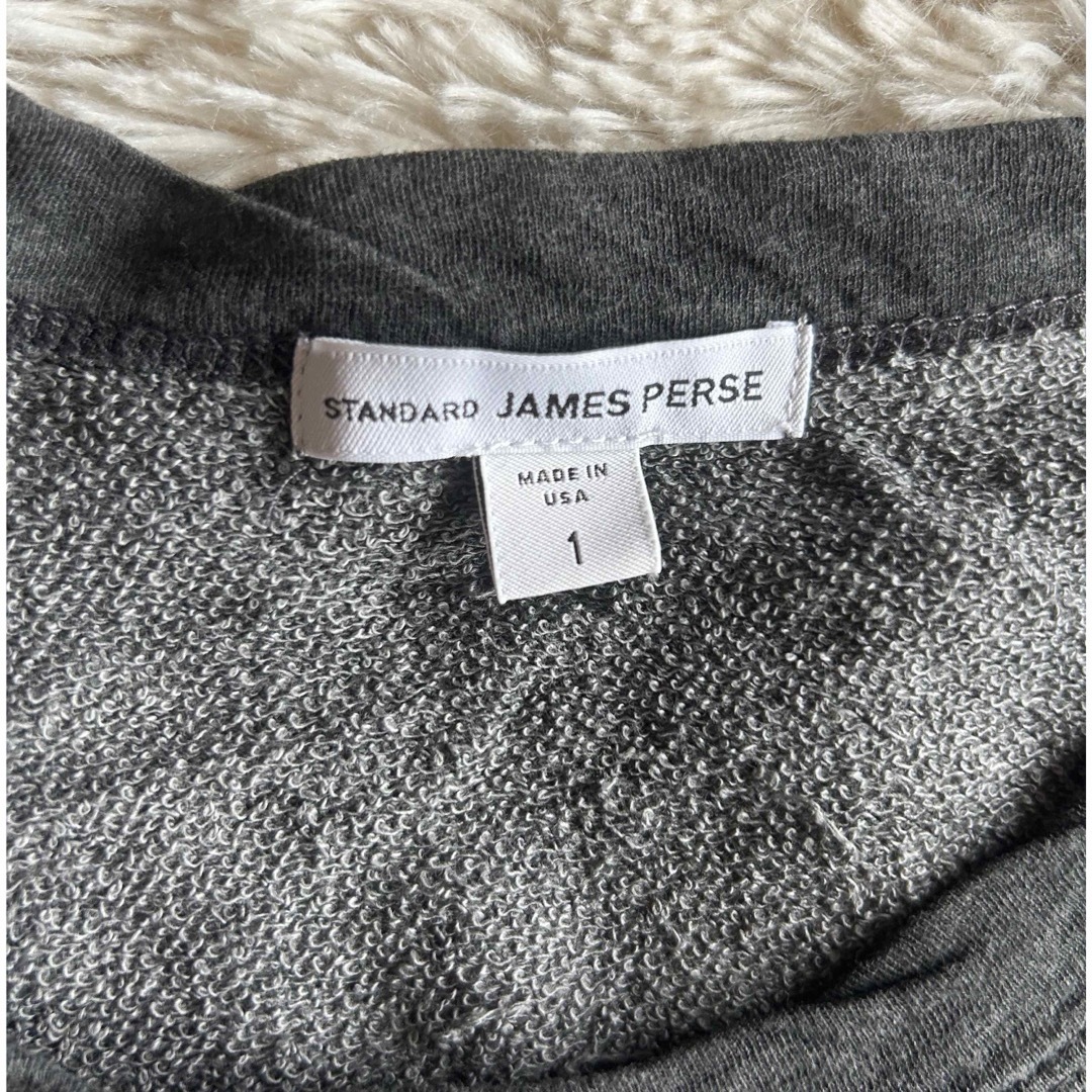 JAMES PERSE(ジェームスパース)のジェームスパース　薄手　スエット　グレーM メンズのトップス(Tシャツ/カットソー(七分/長袖))の商品写真