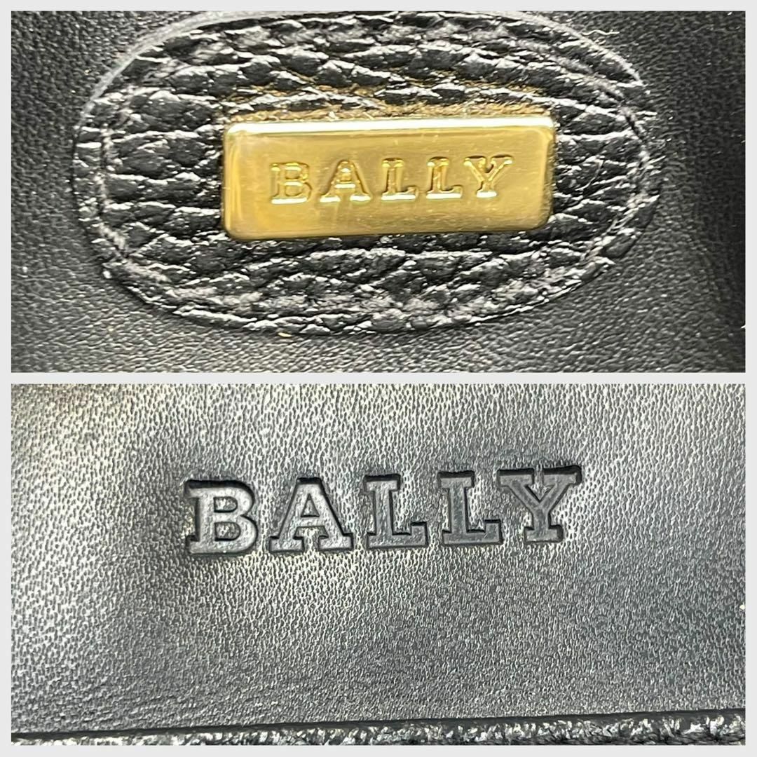 Bally(バリー)のBALLY　セカンドバッグ　クラッチバッグ　ブラック　レザー　A319 メンズのバッグ(セカンドバッグ/クラッチバッグ)の商品写真