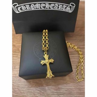 Chrome Hearts - クロムハーツ Chrome Hearts ネックレス 十字 サイコロ 刻印 