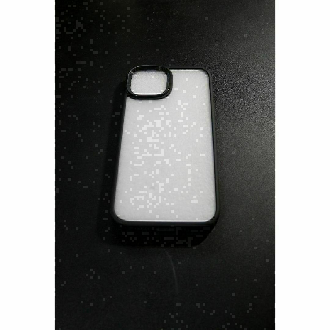 iPhone13 ケース 透明 ハード 軽量 シンプル ブラック　黒 スマホ/家電/カメラのスマホアクセサリー(iPhoneケース)の商品写真