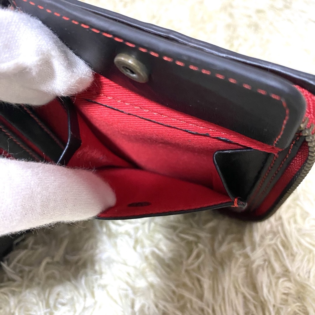 ジブリ(ジブリ)の【希少】ジブリ 紅の豚 ポルコロッソ 二つ折り財布 サイフ サボイヤ  メンズのファッション小物(折り財布)の商品写真